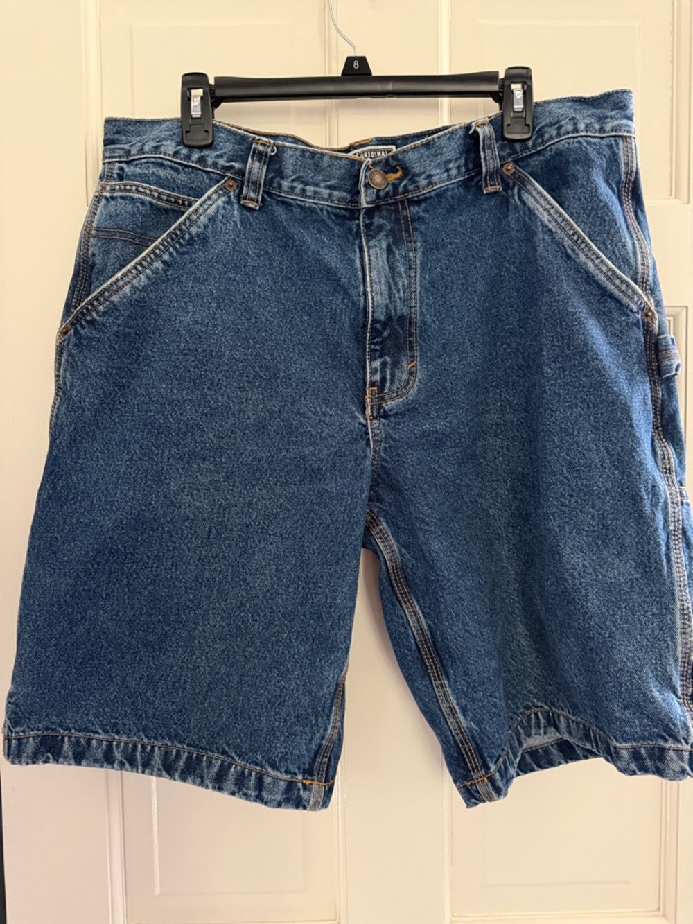Route 66 Men's Denim Shorts in Dark Blue Wash